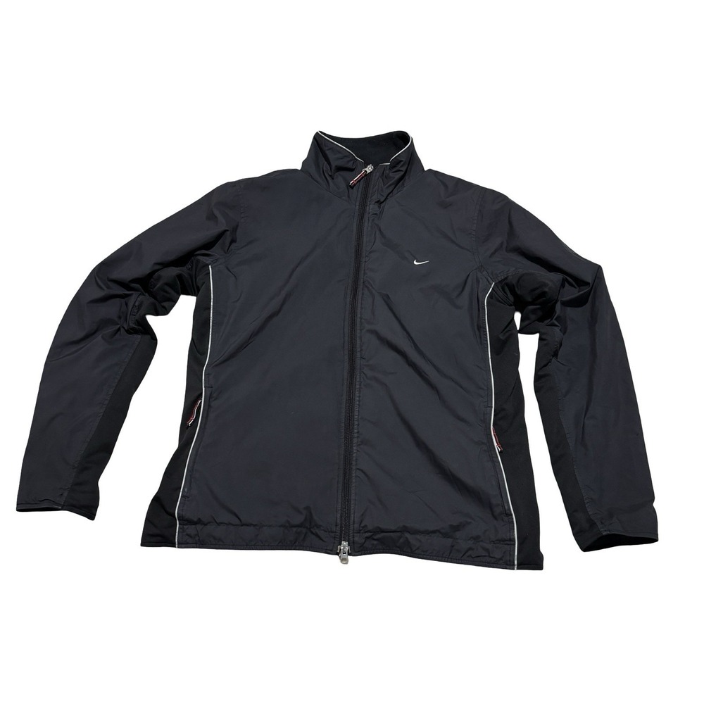 Vintage Y2K Nike Women's Lined Windbreaker Jacket *Flawed* Size Large 20 x 23